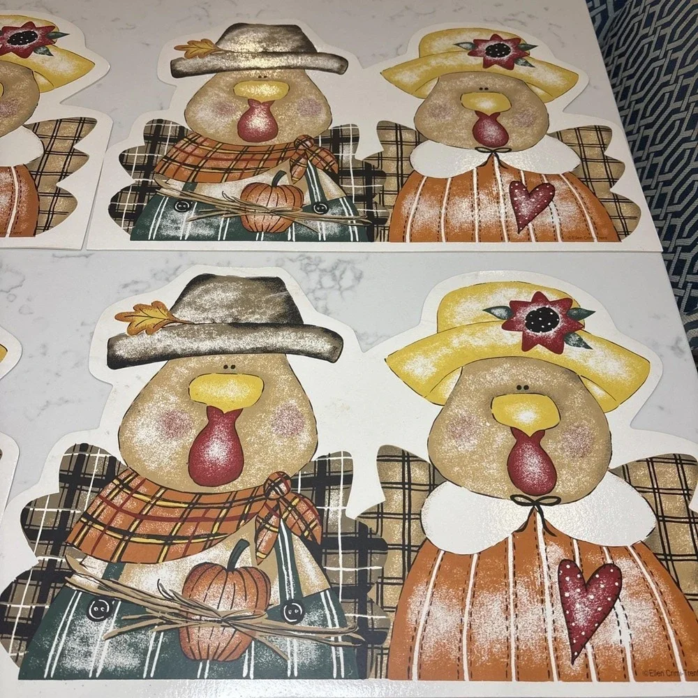 VTG New Old Stock Vinyl Placemats 